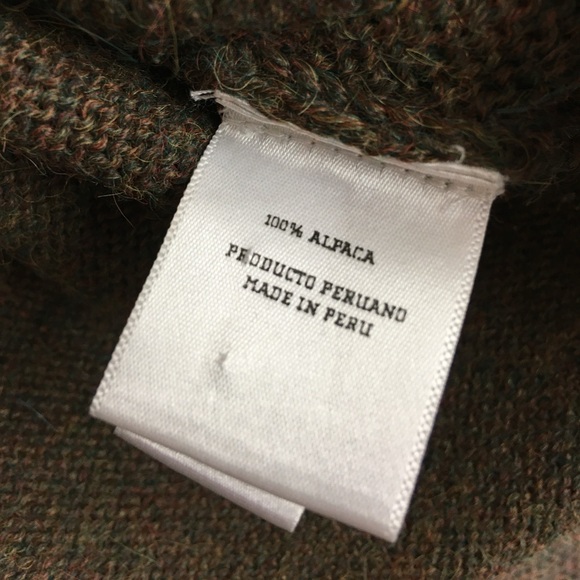ANNE WILLI Paris 100% Alpaca Open Front Cardigan In Military Green Size 2 - Picture 7 of 9